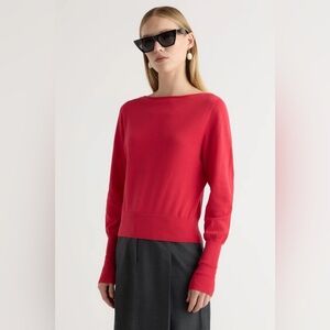 Modern Citizen Hanli Cotton-Silk Boat-Neck Sweater